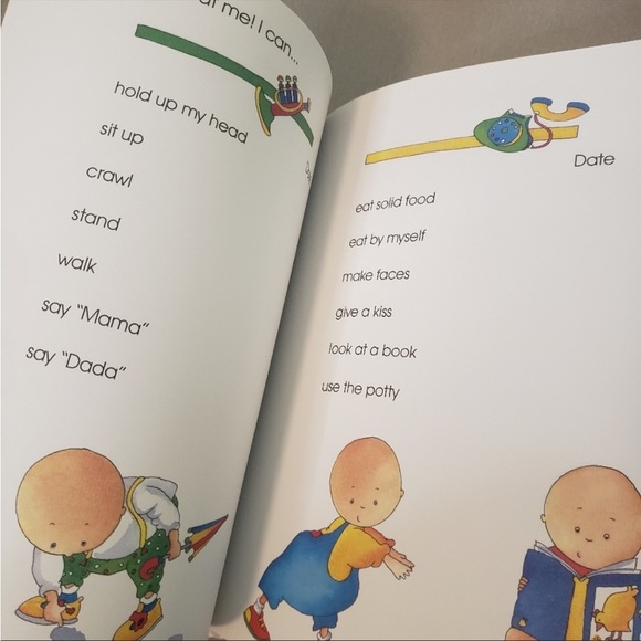 Caillou Baby Memory Book - Picture 7 of 8